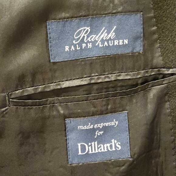 Ralph Ralph Lauren Loro Piana 100% Camel Hair Black Sport Coat Blazer SI… - Picture 6 of 11